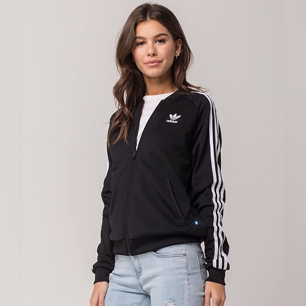Adidas athletic track jacket